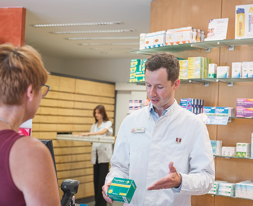 Arzneimittelberatung in der St.Martin Apotheke in Dornbirn