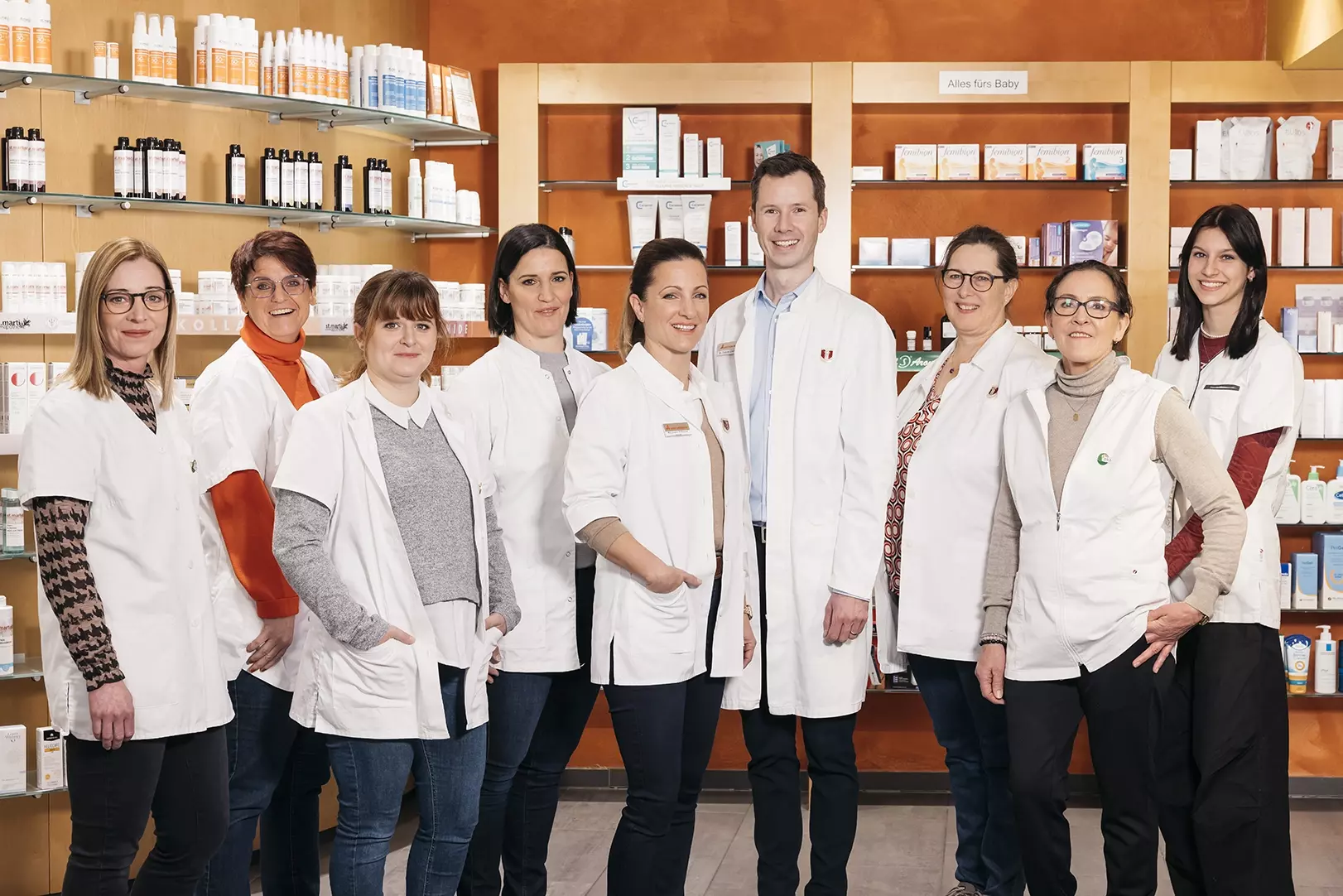 Das Team der St.Martin Apotheke in Dornbirn